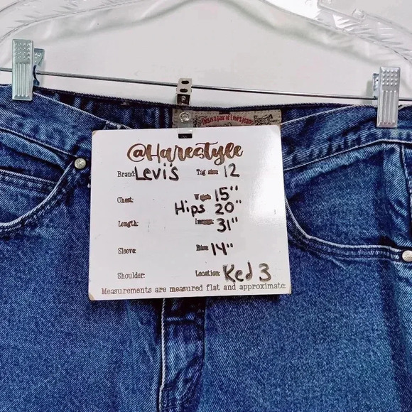 Levi's 900 series rare high waisted taper leg vintage jeans 12 - Picture 14 of 16